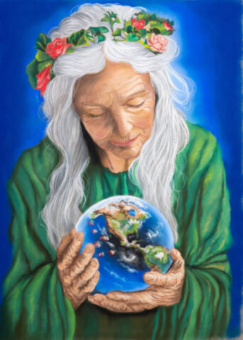 art, arte. ritratto, illustrazione, soft pastels, pastel pencils, portrait, color, realismo, World, Gaia, Planet, Earth,