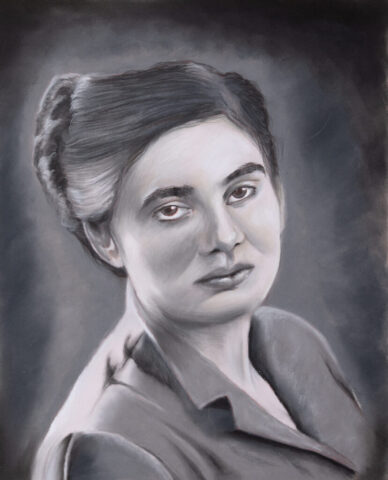 art, arte. ritratto, illustrazione, soft pastels, pastel pencils, portrait, color, realismo, nonna, commissione, ritratto su commissione, grandmother
